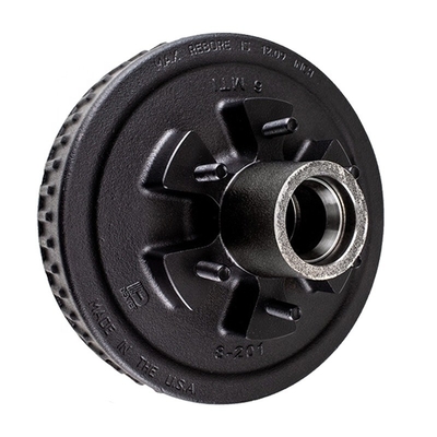 Pièces d'essieux de remorque en fonte 10 &quot; 12 &quot; tambour de frein à domicile mobile pour 3500 7000 lbs