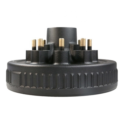 Pièces d'essieux de remorque en fonte 10 &quot; 12 &quot; tambour de frein à domicile mobile pour 3500 7000 lbs