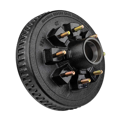 Pièces de remorque 7000 lb 8 Lug 6 1/2 12 pouces tambour de freinage pour le freinage durable et de remorque