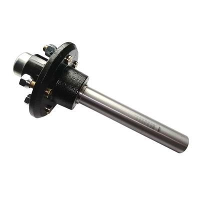 Assemblage de moyeu de remorque de 3500 lb 5 sur 4,5 &quot;avec longueur de broche et matériaux personnalisés