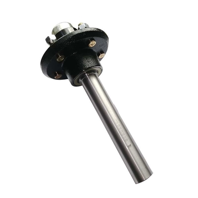 Assemblage de moyeu de remorque de 3500 lb 5 sur 4,5 &quot;avec longueur de broche et matériaux personnalisés