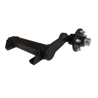 Axes de remorque 1500 kg 5 Boulons Torsion Stub Axle et demi-axle 5 sur 5,5 'pour les remorques