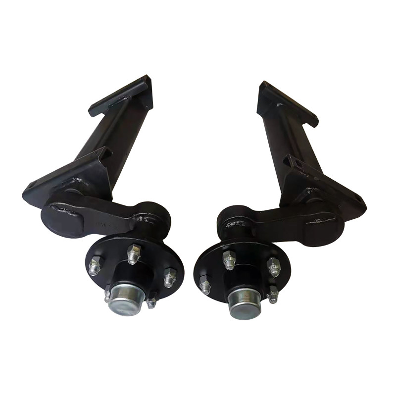 Axes de remorque 1500 kg 5 Boulons Torsion Stub Axle et demi-axle 5 sur 5,5 'pour les remorques