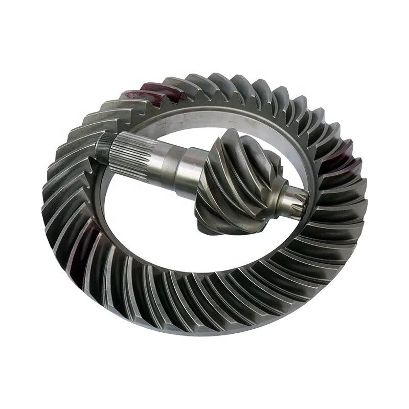 Forgeage de forme proche de la nette personnalisé en acier inoxydable engrenage en spirale droite engrenage à bistouri forgé